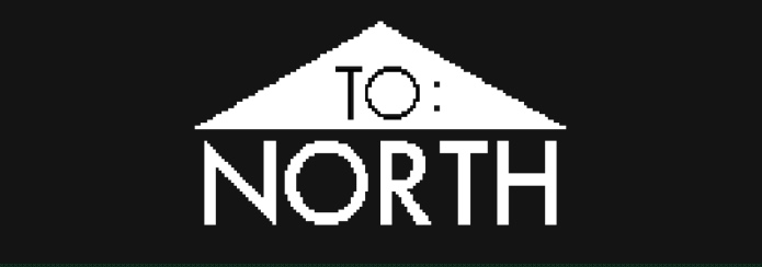 インディーゲーム「TO:NORTH」のタイトルロゴ